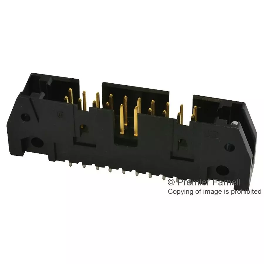 AMP - TE CONNECTIVITY CONNECTOR, HEADER, 20POS, 2ROW, 2.54MM, 5102154-4