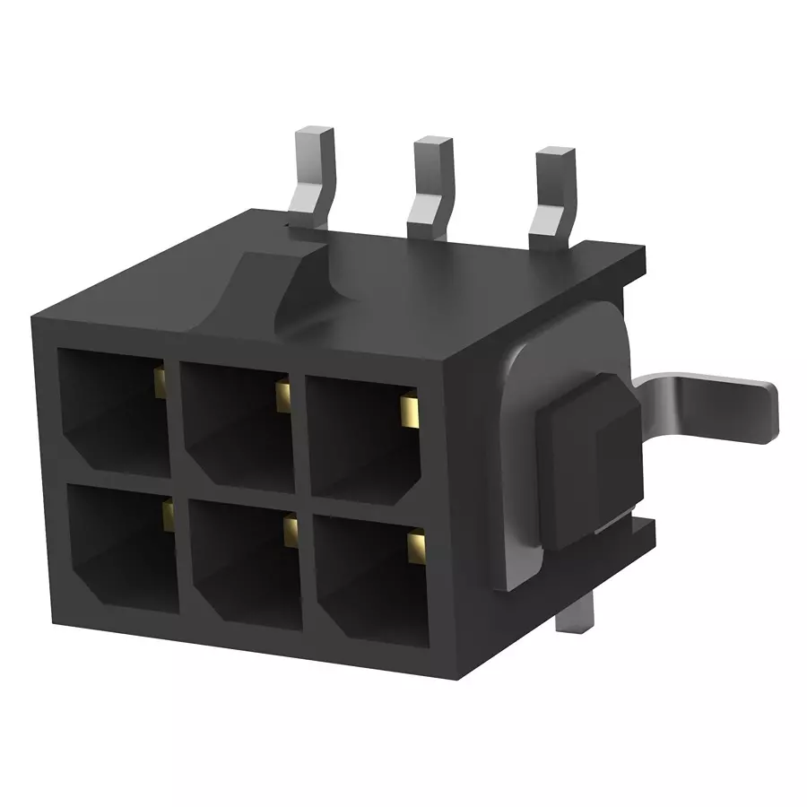 AMP - TE CONNECTIVITY CONNECTOR, HEADER, 6POS, 3MM, PCB, 3-794638-6 (Pack 175)