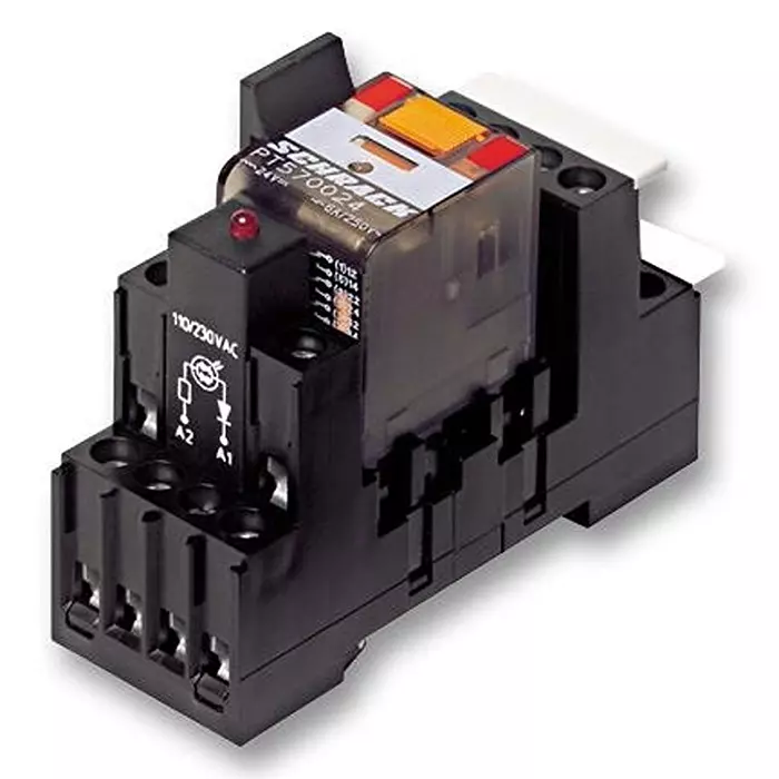 SCHRACK - TE CONNECTIVITY RELAY, 4PDT, 240VAC, 6A, 9-1415075-1