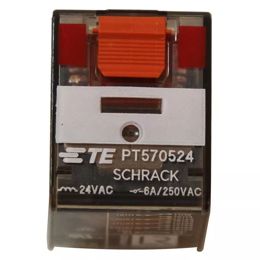 SCHRACK - TE CONNECTIVITY RELAY, 4PDT, 240VAC, 6A, PT570524