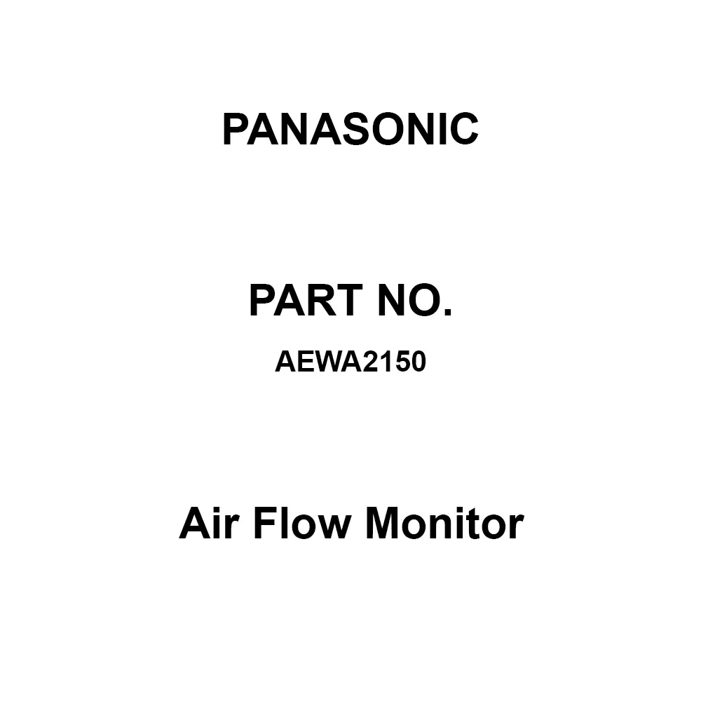 Panasonic Air Flow Monitor 500 ms Response Time, AEWA2150
