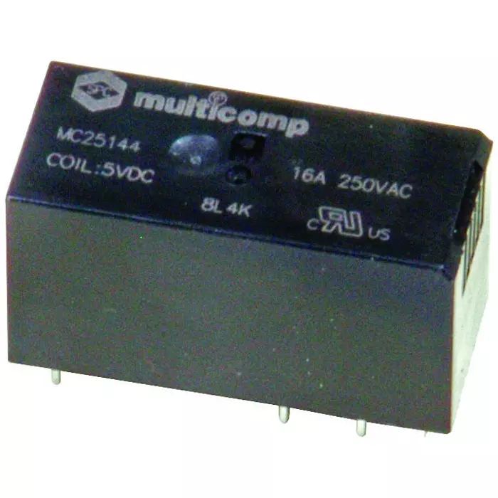 MULTICOMP PRO Power Relays RELAY, SPDT, 250VAC, 30VDC, 16A, MC25144