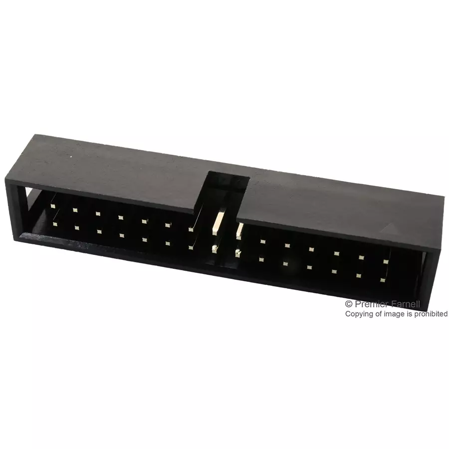 MULTICOMP PRO Pin Headers CONNECTOR, HEADER, 30POS, 2ROW, 2.54MM, MC-254-30-00-ST-DIP (Pack of 5)