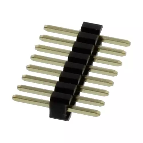 MULTICOMP PRO Pin Headers CONNECTOR, HEADER, 8POS, 1ROW, 1.27MM, MC-HVT1-S08-G (Pack of 5)