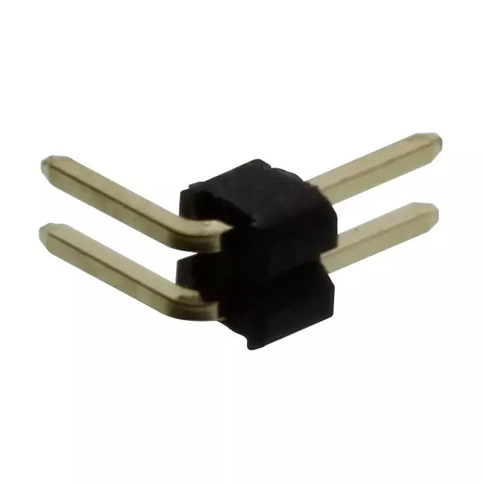 MULTICOMP PRO Pin Headers CONNECTOR, HEADER, 2POS, 1ROW,, 1.27MM, MC-HRT1-S02-G (Pack of 10)