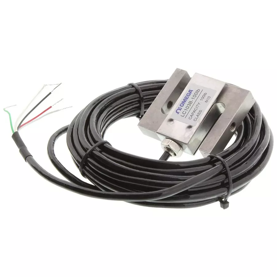 Omega S Beam Load Cell, 100Lb, 12Vdc, LC103B-100