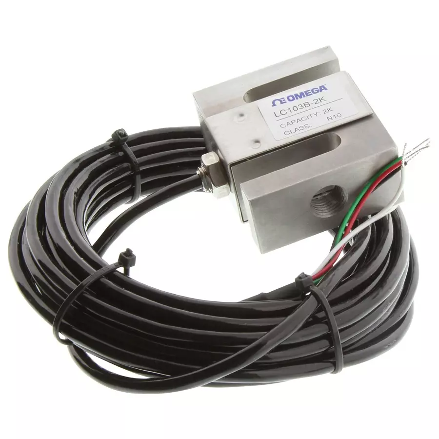 Omega S Beam Load Cell, 2000Lb, 12Vdc, LC103B-2K