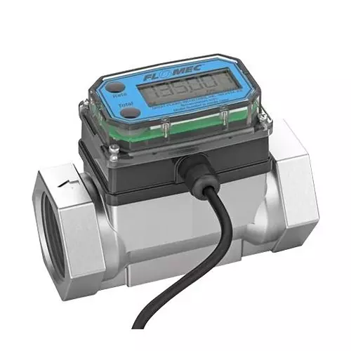 Omega Flow Meter, Liquid, 102Bar, 5-50Gpm, G2S10T42GMX