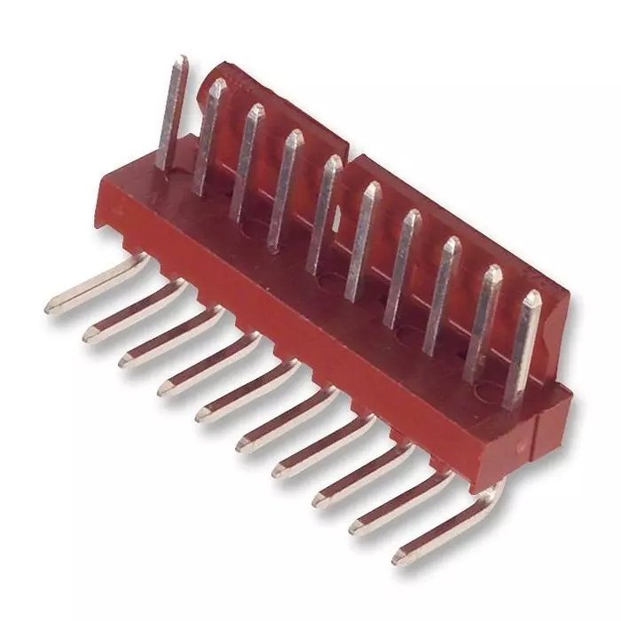 MOLEX Pin Headers CONNECTOR, HEADER, 10POS, 1ROW, 2.54MM 22-05-3101 (Pack of 5)