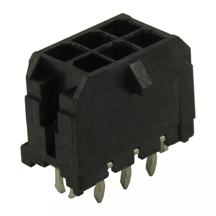 MOLEX Pin Headers CONNECTOR, HEADER, 6POS, 2ROW, 3MM 43045-0625