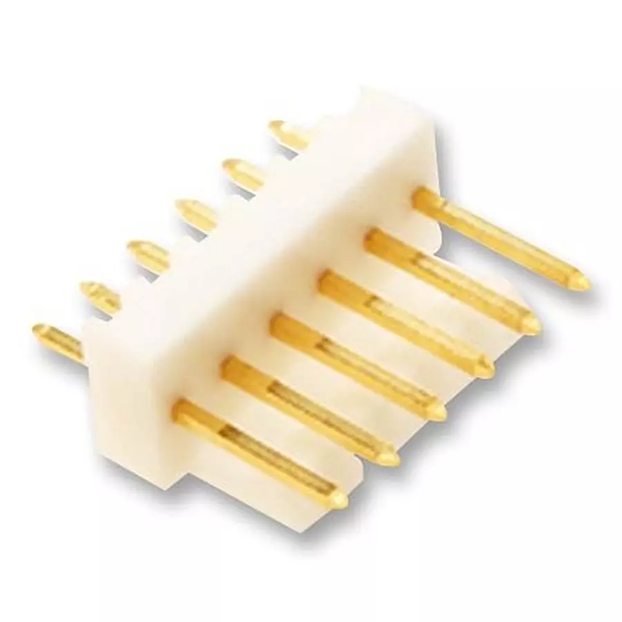 MOLEX Pin Headers CONNECTOR, HEADER, 6POS, 1ROW, 2.5MM 22-11-1061