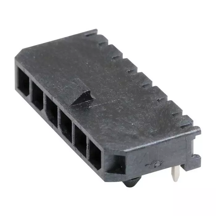 MOLEX Pin Headers WTB CONNECTOR, HEADER, 6POS, 1ROW, 3MM 43650-0601