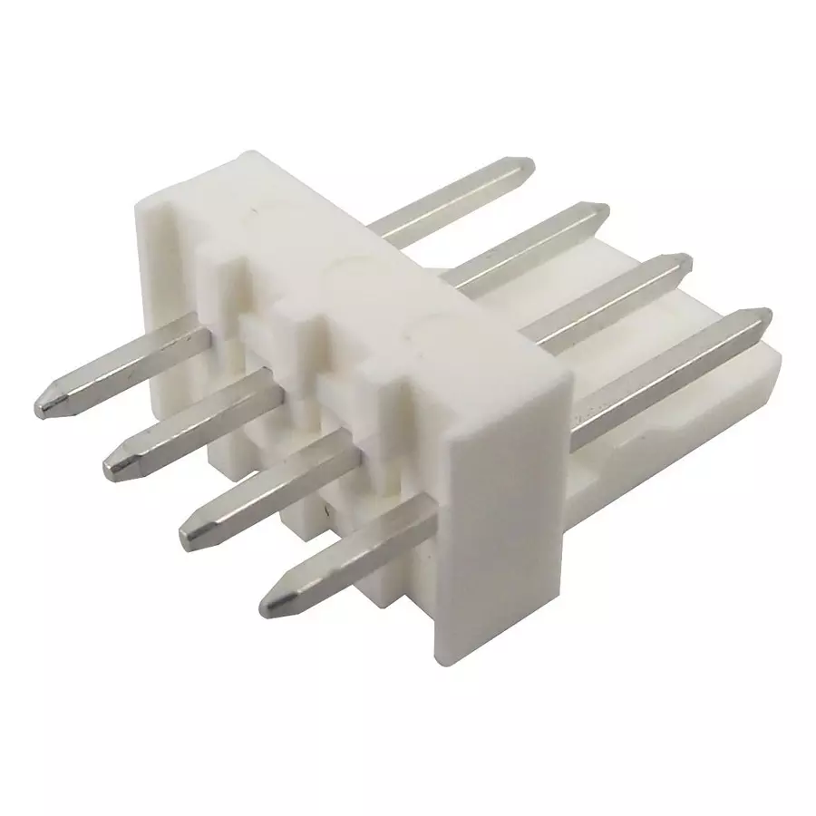 MOLEX Pin Headers CONNECTOR, HEADER, 4POS, 1ROW, 2.54MM 22-27-2041 (Pack of 5)