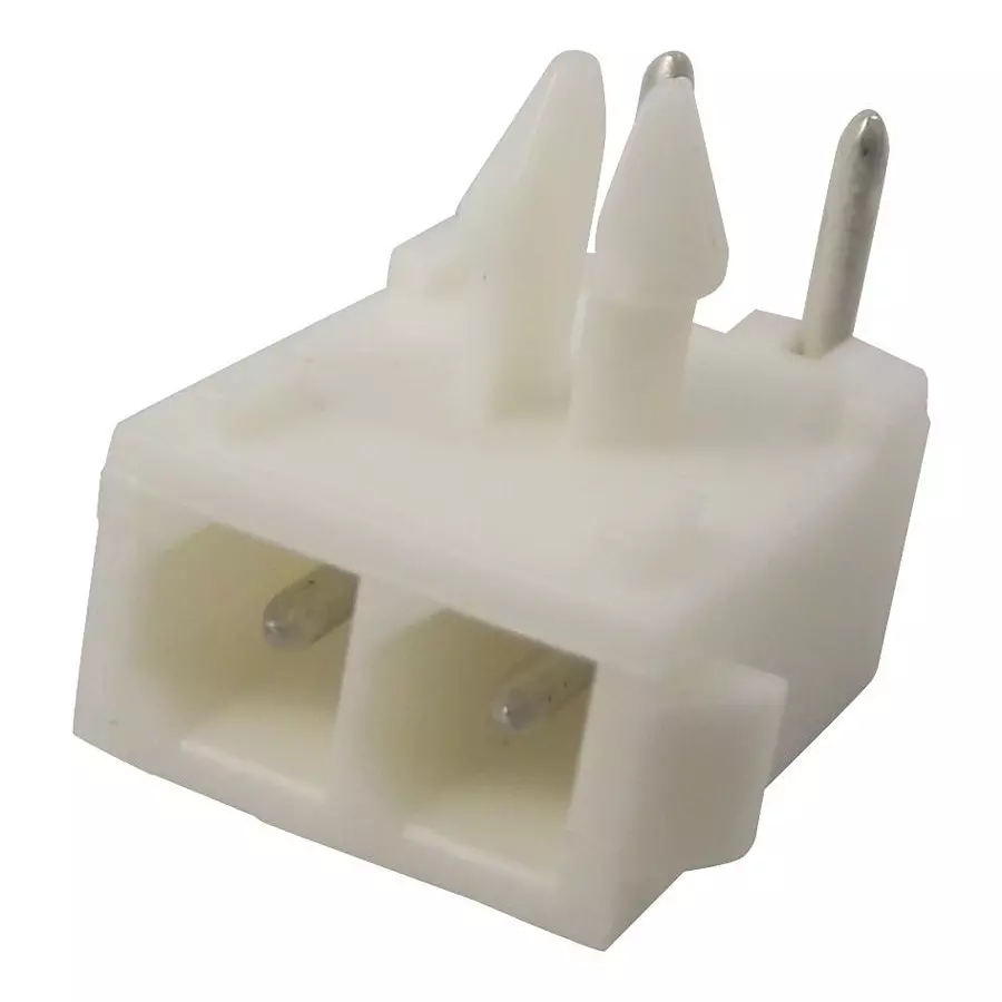 AMP - TE CONNECTIVITY HEADER, RIGHT ANGLE, SINGLE ROW, 2 WAY, 1-770966-0