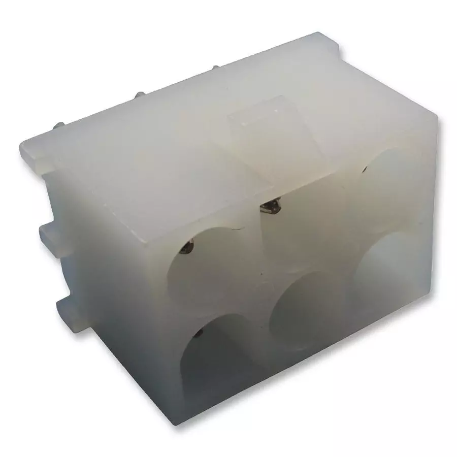 AMP - TE CONNECTIVITY CONNECTOR, HEADER, MATE-N-LOK, 6WAY, 643749-1