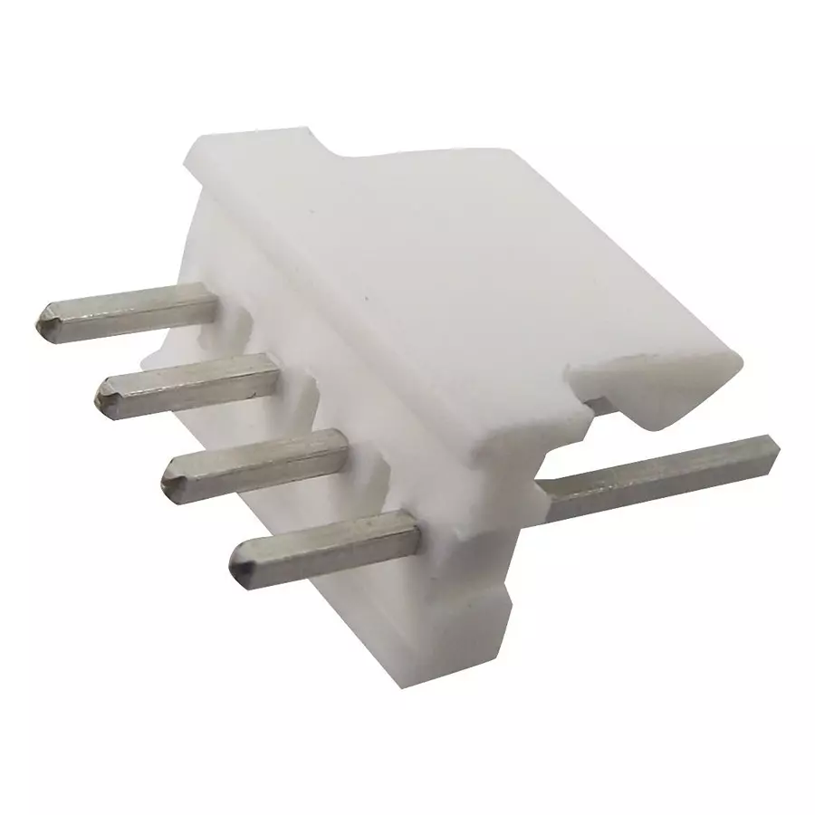 AMP - TE CONNECTIVITY HEADER, THT, VERTICAL, 2.54MM, 4WAY, 640456-4 (Pack 10)