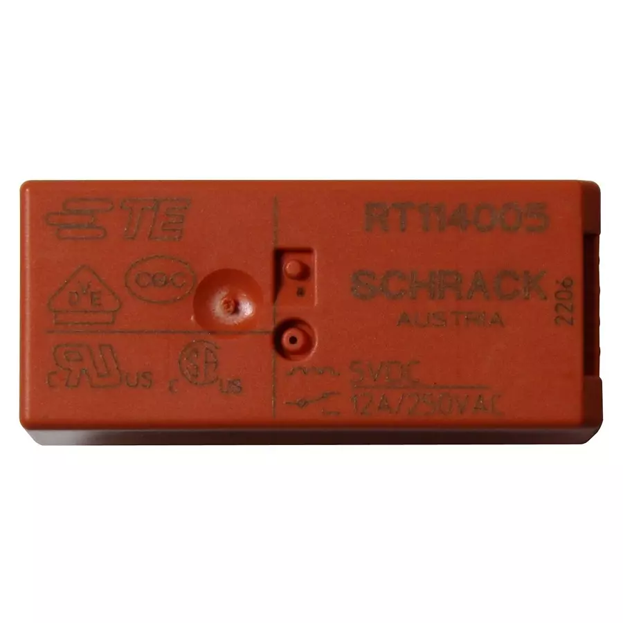 SCHRACK - TE CONNECTIVITY RELAY, DPDT, 250VAC, 8A, 8-1393243-2
