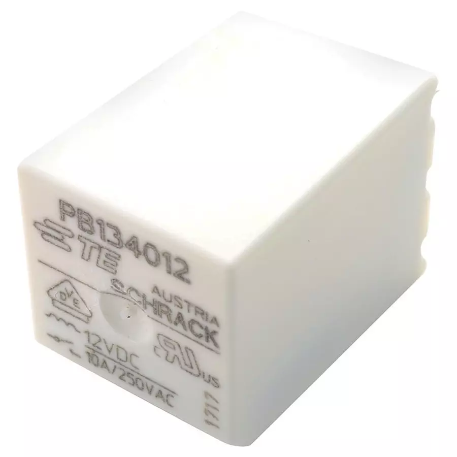 SCHRACK - TE CONNECTIVITY POWER RELAY, SPST-NO, 10A, 250VAC, TH, PB134012