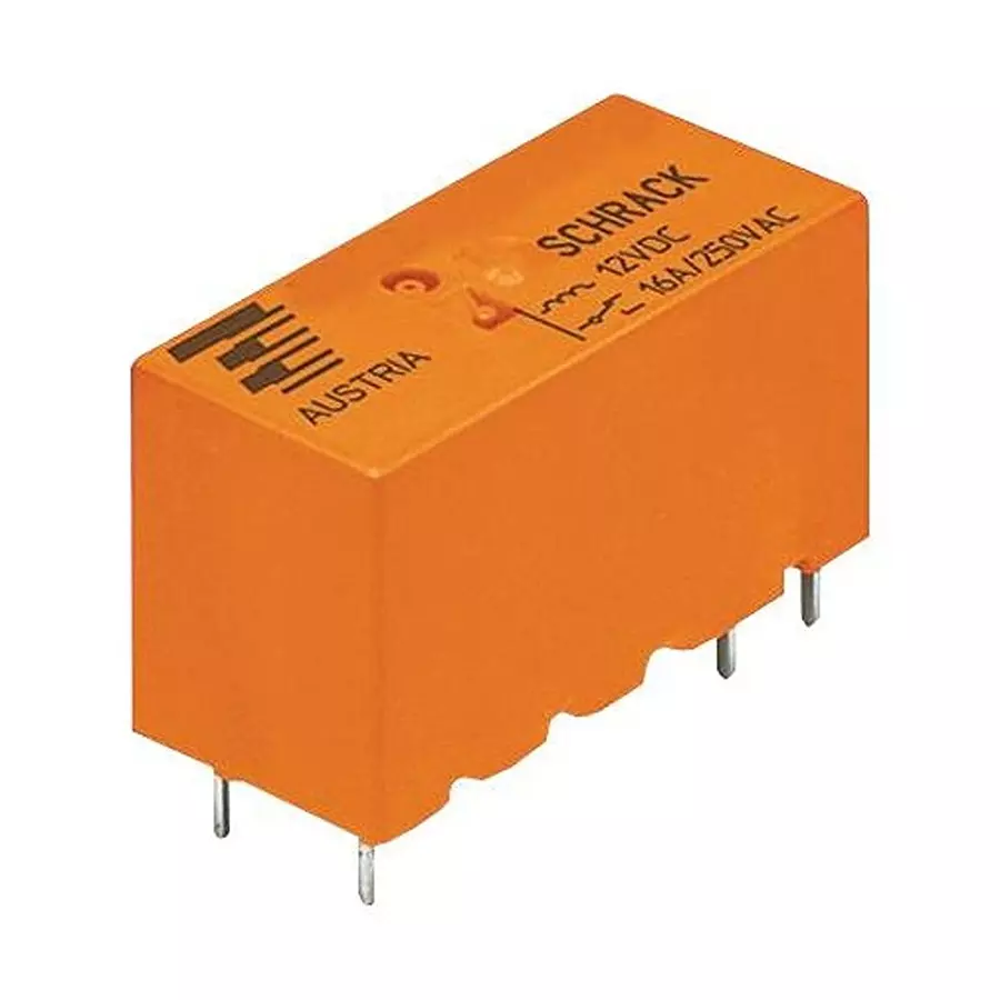 SCHRACK - TE CONNECTIVITY POWER RELAY, SPST-NO, 16A, 250VAC, TH, 5-1415899-0