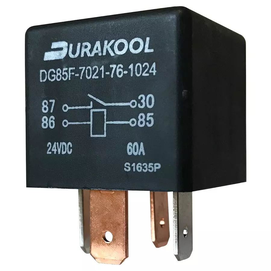 DURAKOOL Relay, Automotive, Spst-No, 24Vdc, 500Ma, Panel, DG85F-7021-76-1024