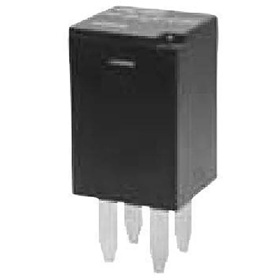 Song Chuan Automotive Relay 12 V DC 1 Form A (SPST-NO) 20 Amp PCB Mount, 303-1AH-S-R1-12vdc