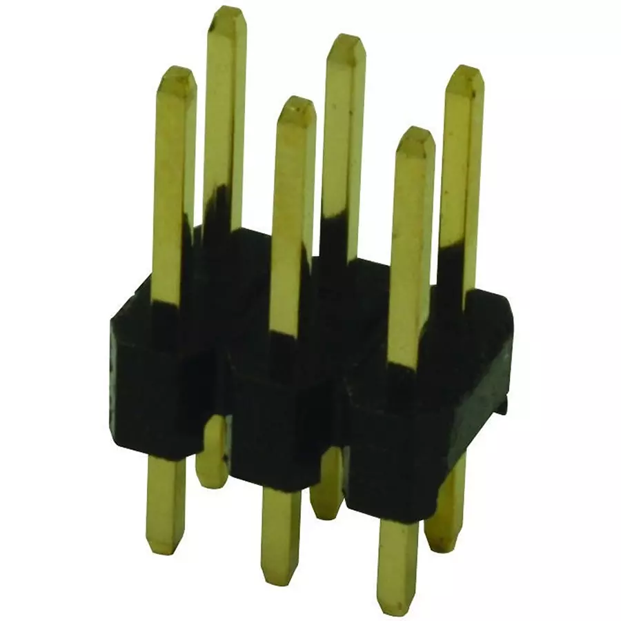MULTICOMP PRO Pin Headers BOARD-BOARD CONNECTOR HEADER, 6WAY, 2ROW, SPC20493 (Pack of 10)