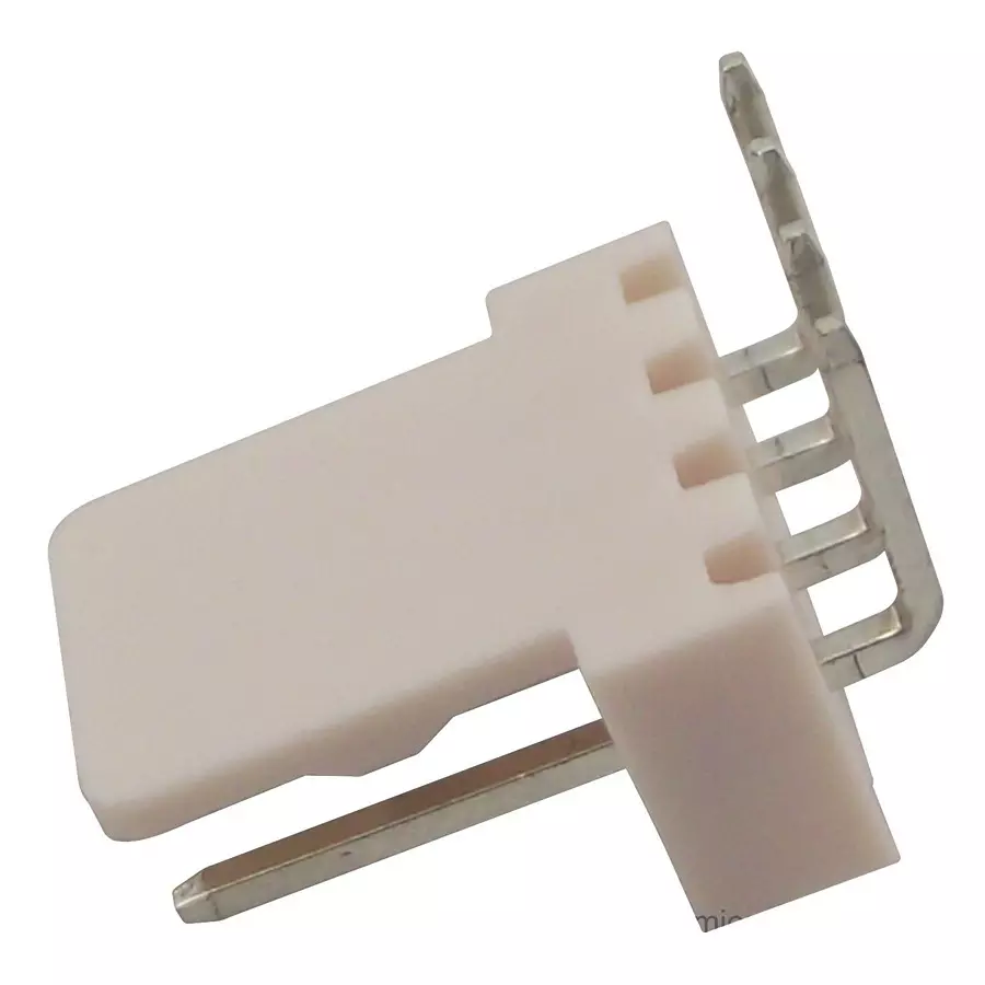 MULTICOMP PRO Pin Headers HEADER, R/A, SQ PIN, 2.54MM, 4WAY, MC34645 (Pack of 20)