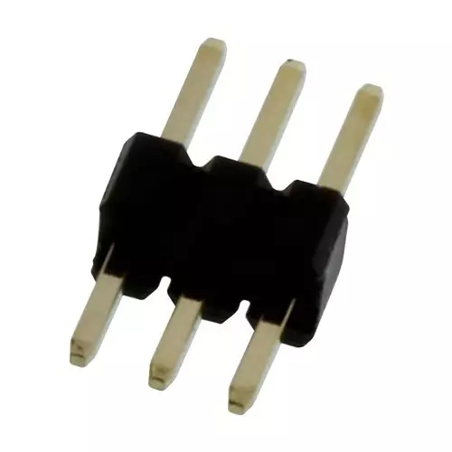 MULTICOMP PRO Pin Headers CONNECTOR, HEADER, 3POS, 1ROW, 1.27MM, MC-HVT1-S03-G (Pack of 10)