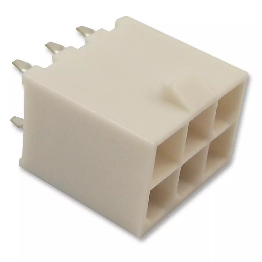 MOLEX Pin Headers CONNECTOR, HEADER, 6POS, 2ROW, 4.2MM 39-28-8060 (Pack of 5)