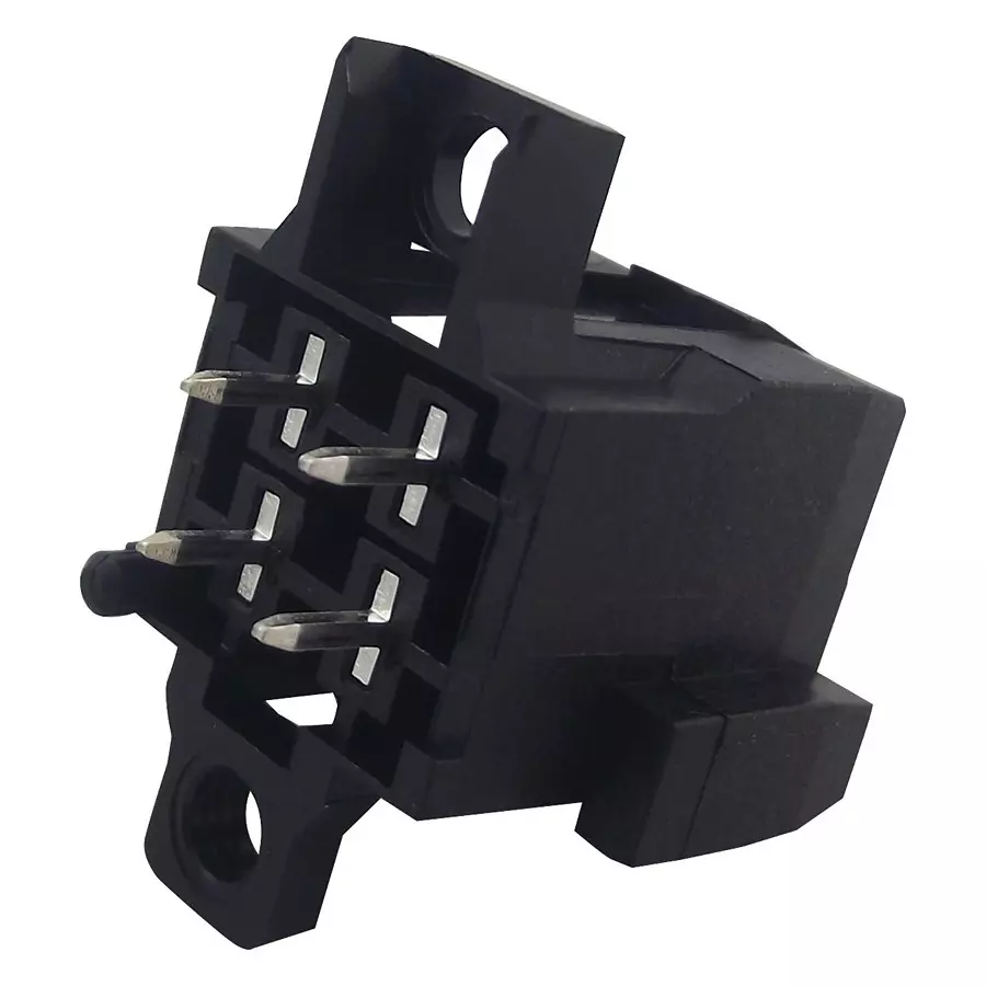 AMP - TE CONNECTIVITY CONN, HEADER, 4POS, 2ROW, 5.6MM, 963357-6