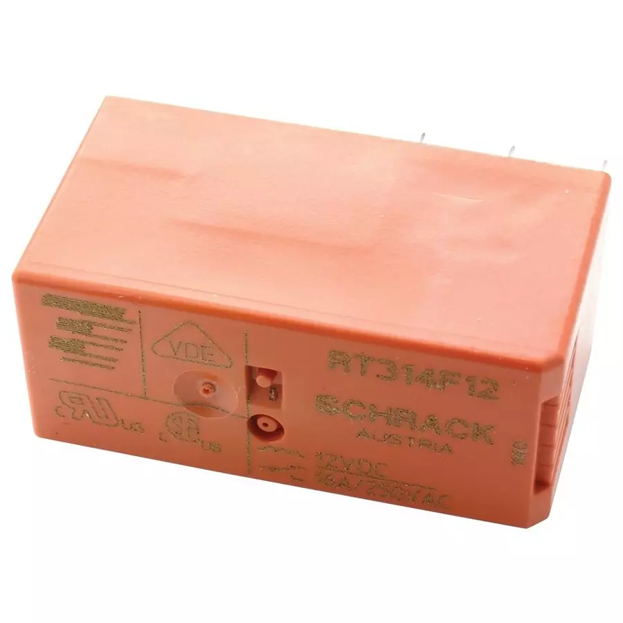 SCHRACK - TE CONNECTIVITY POWER RELAY, SPDT, 20A, 250VAC, TH, RT314A24