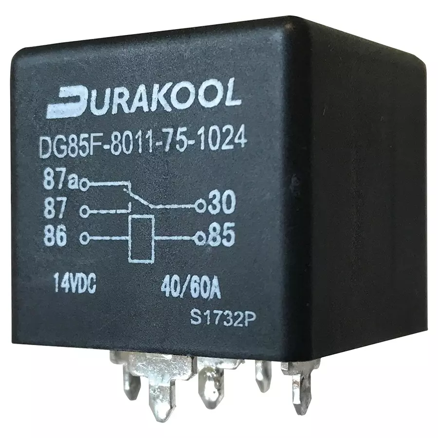 DURAKOOL Automotive Relay, Spdt, 24Vdc, 60A, DG85B-8011-75-1024