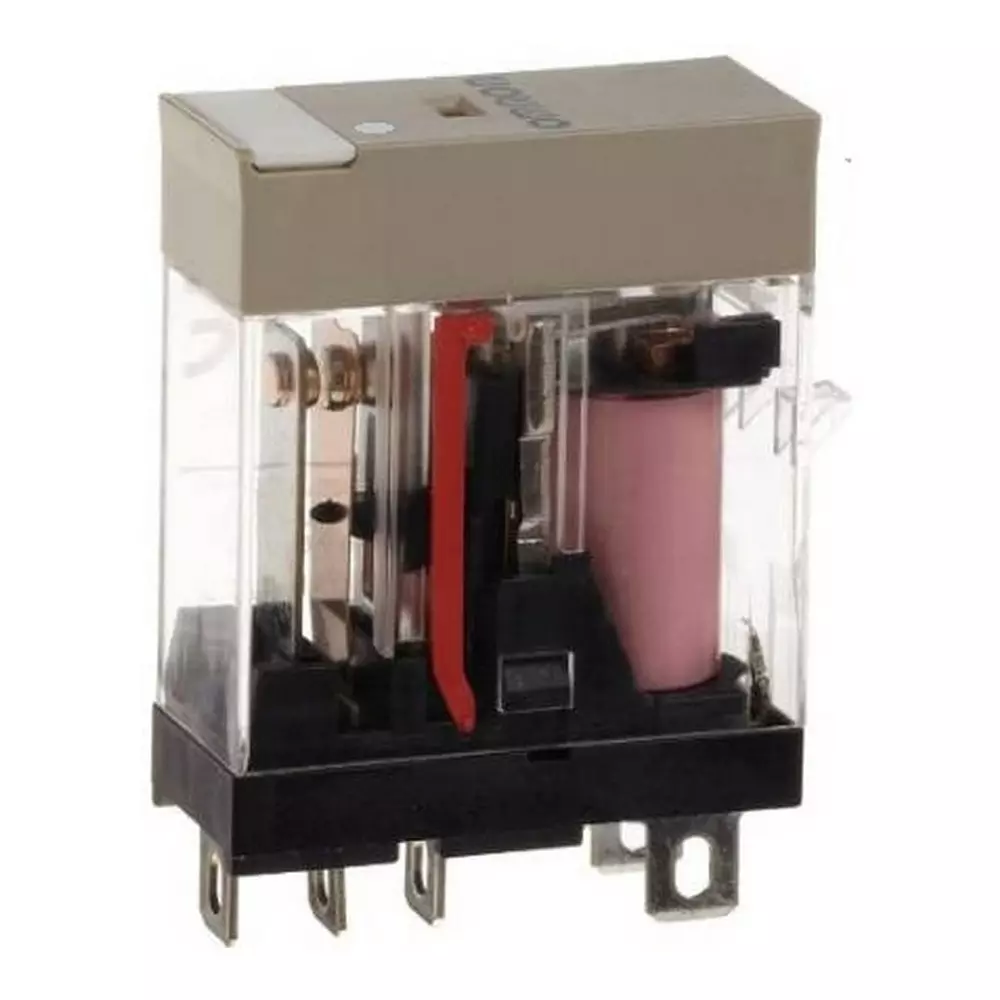 Omron Relay Plug-in 5-pin SPDT 10 A Mechanical & LED Indicators Label Facility, G2RN8783D