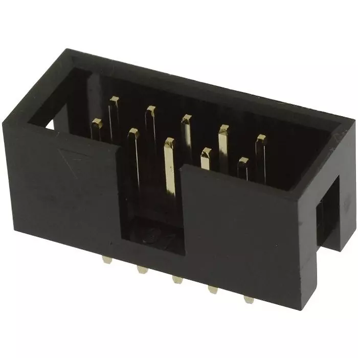 MULTICOMP PRO Pin Headers CONNECTOR, HEADER, 10POS, 2ROW, 2.54MM, SPC20505 (Pack of 5)