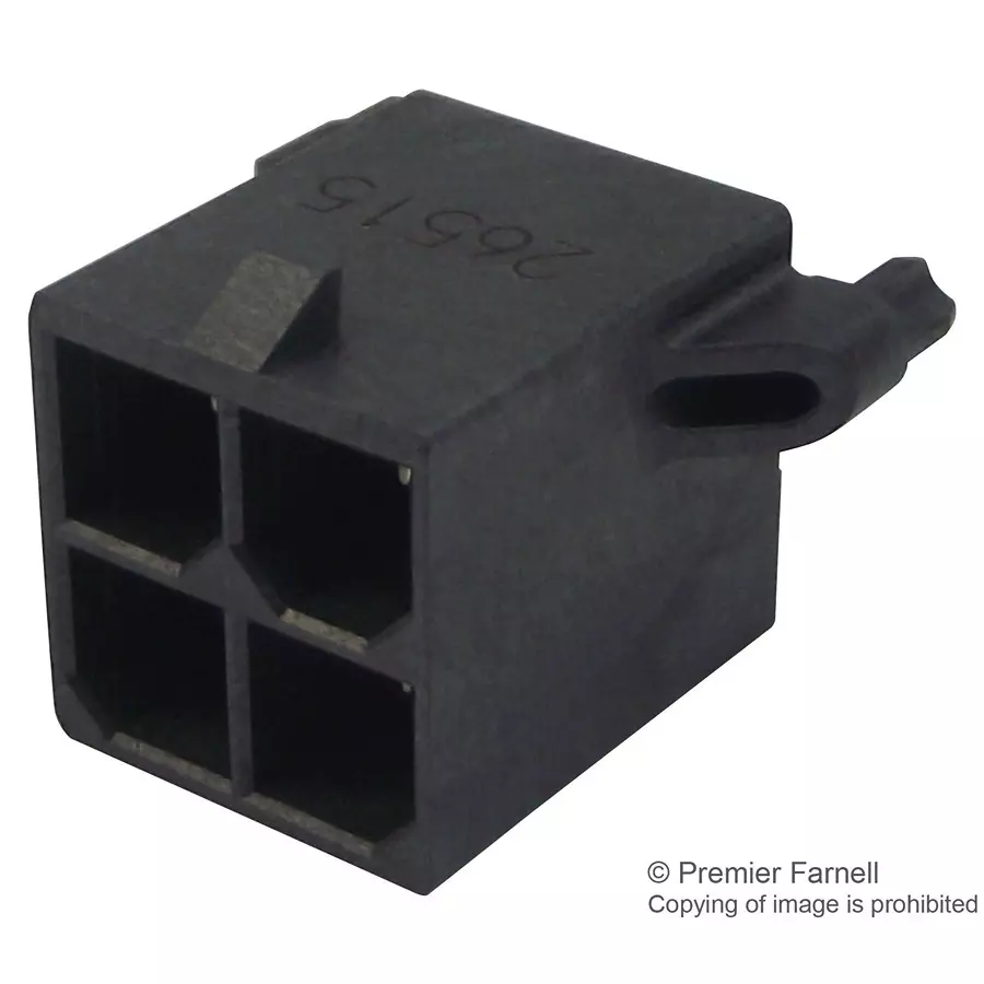 MOLEX Pin Headers CONNECTOR, HEADER, 4POS, 2ROW, 5.7MM 76829-0004