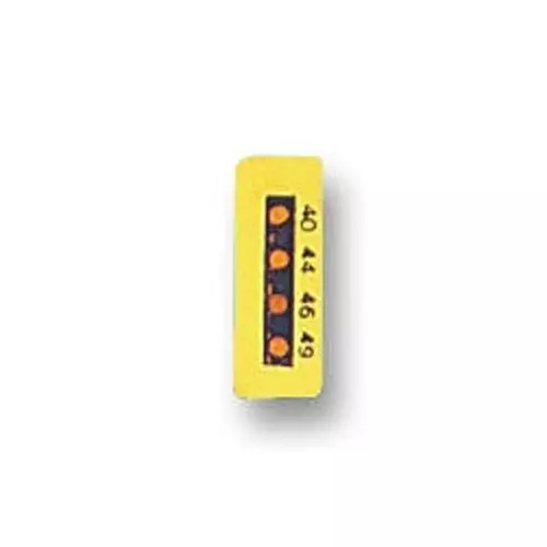 THERMINDEX Temperature Indicator, 40°C/49°C, SERIES 4M A (Pack of 10)