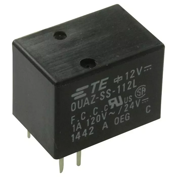 OEG - TE CONNECTIVITY Relay, Signal, Spdt, 120Vac, 24Vdc, 1A, OUAZ-SS-112L,900