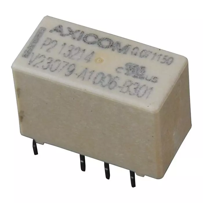 AXICOM - TE CONNECTIVITY RELAY, SIGNAL, DPDT, 250VAC, 220VDC, 2A, V23079A1006B301.