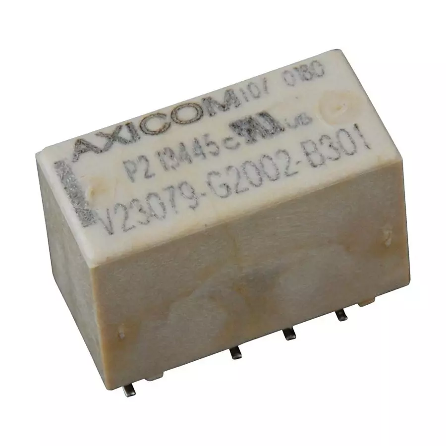 AXICOM - TE CONNECTIVITY RELAY, SIGNAL, DPDT, 250VAC, 220VDC, 2A, V23079G2002B301