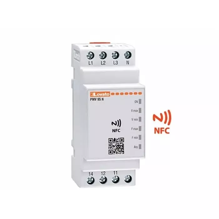 Lovato Frequency Monitoring Relay, 3 Phase, SPDT, PMV95NA575NFC