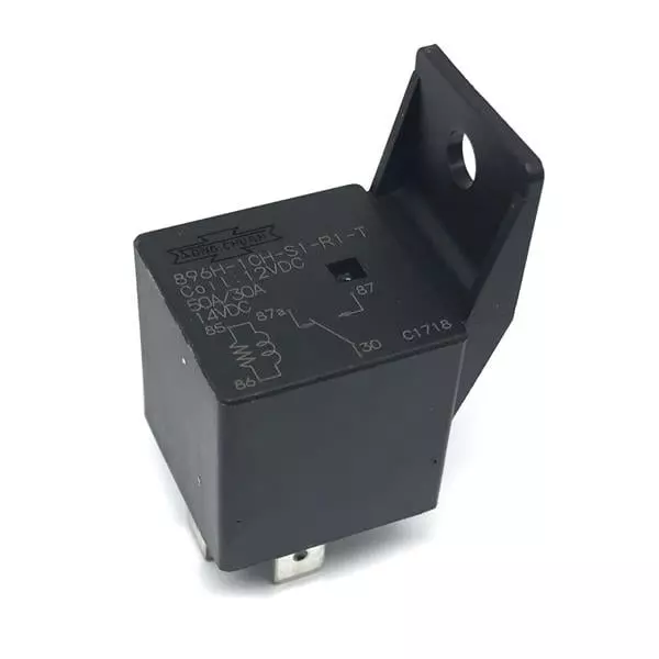 Song Chuan 896H Series Automotive Relay 12 V DC 1 Form C (SPDT-NO, NC) 50 Amp Socket, 896H-1CH-S1-T-001-12VDC