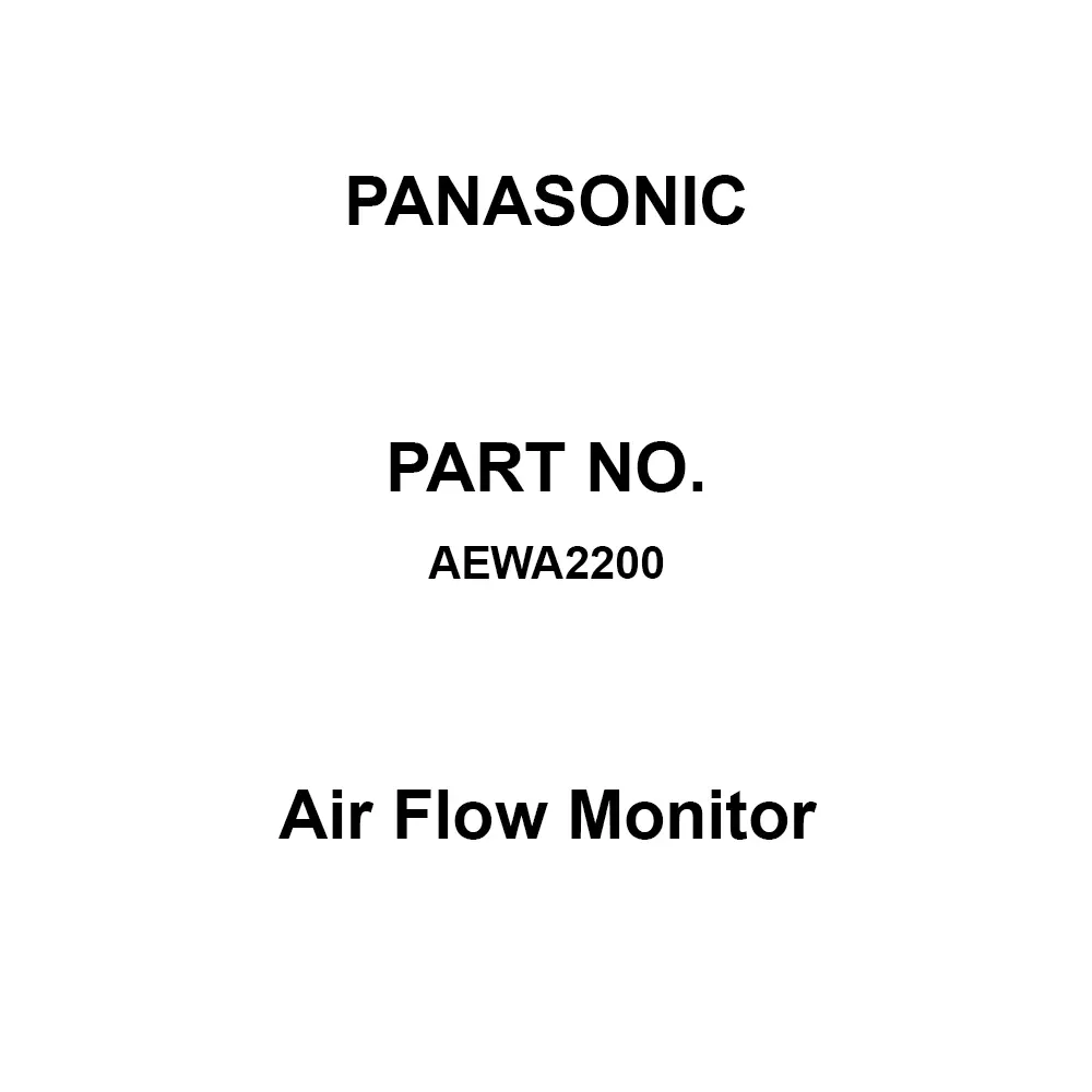 Panasonic Air Flow Monitor 500 ms Response Time, AEWA2200
