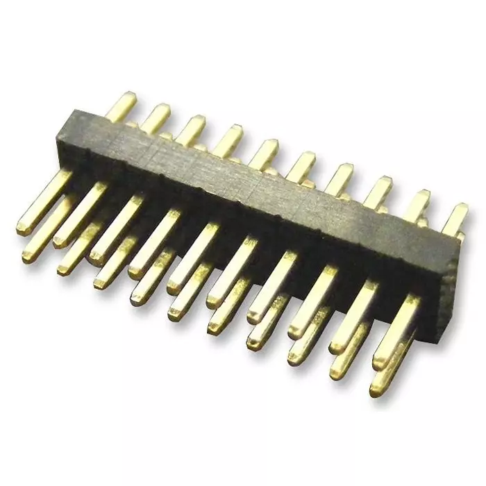 MULTICOMP PRO Pin Headers HEADER, 2 ROW, VERT, 20WAY, 2199SB-20G-301523 (Pack of 5)