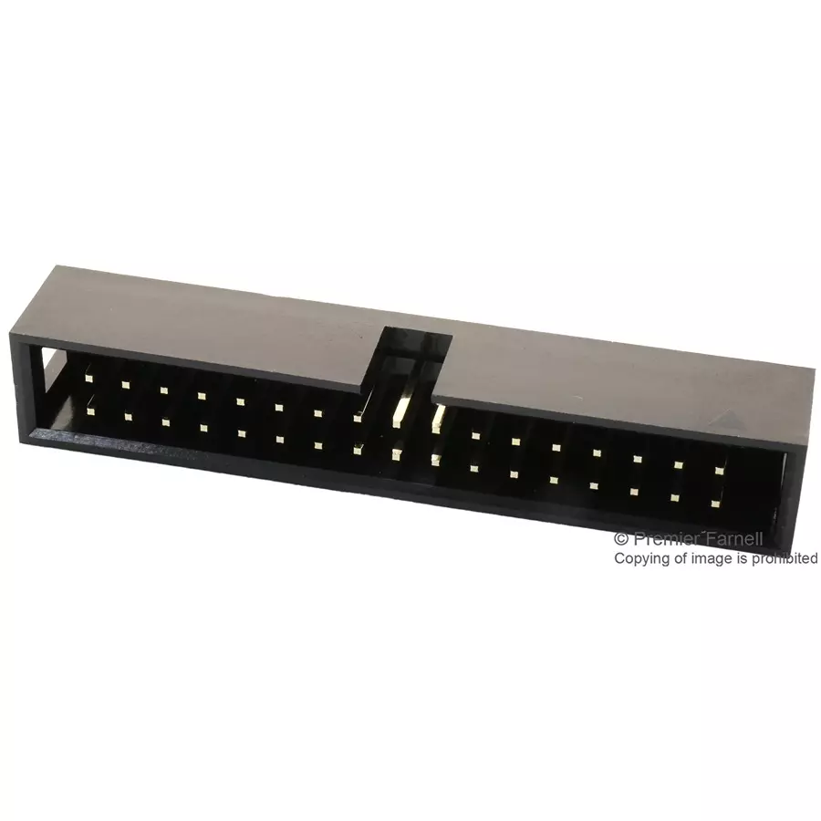 MULTICOMP PRO Pin Headers CONNECTOR, HEADER, 34POS, 2ROW, 2.54MM, MC-254-34-00-ST-DIP (Pack of 5)
