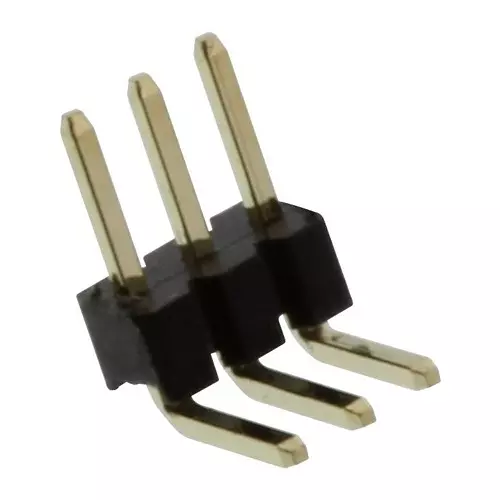 MULTICOMP PRO Pin Headers CONNECTOR, HEADER, 3POS, 1ROW,, 1.27MM, MC-HRT1-S03-G (Pack of 10)