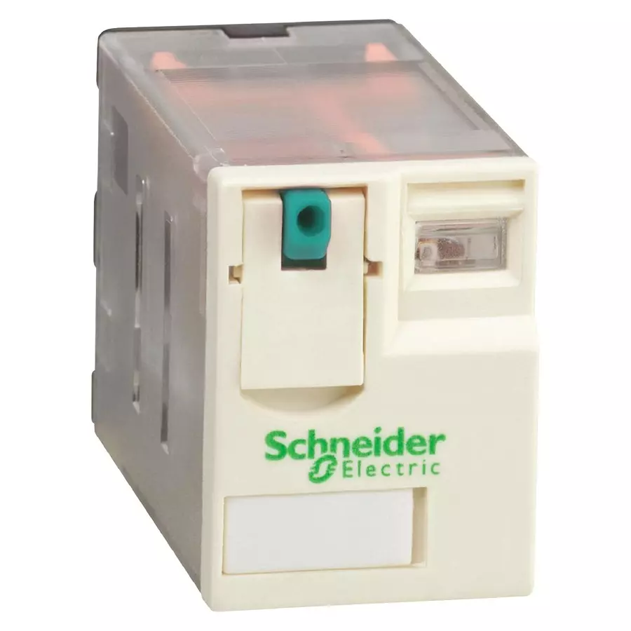 SCHNEIDER ELECTRIC Power Relays RELAY, 12VDC, 12A, DPDT, SOCKET, RXM2AB1JD