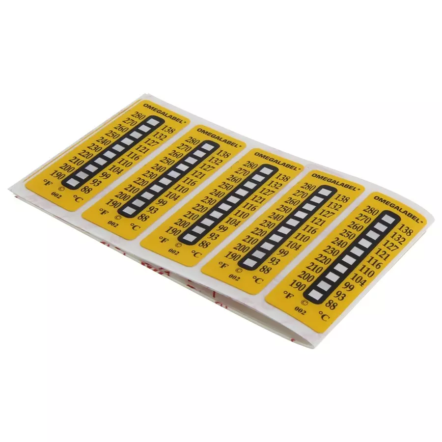 Omega Label, Non-Reverse Strip, 10Pt, 138Deg C, TL-10-190-30