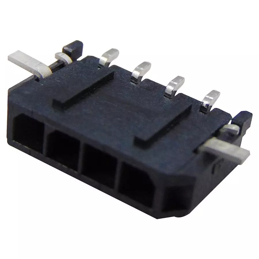 MOLEX Pin Headers CONNECTOR, HEADER, 4POS, 1ROW, 3MM 43650-0412