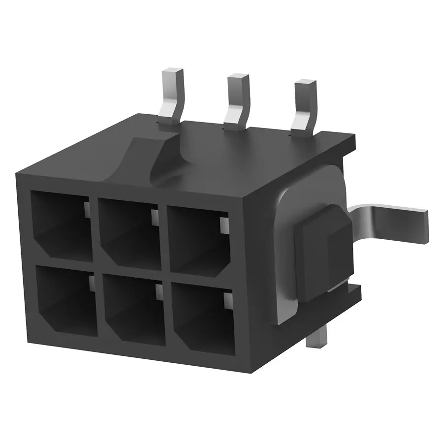 AMP - TE CONNECTIVITY CONNECTOR, HEADER, 6POS, 3MM, PCB, 3-794636-6 (Pack 175)