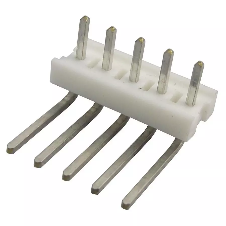 AMP - TE CONNECTIVITY HEADER, RIGHT ANGLE, 0.1", 5WAY, 640457-5 (Pack 10)